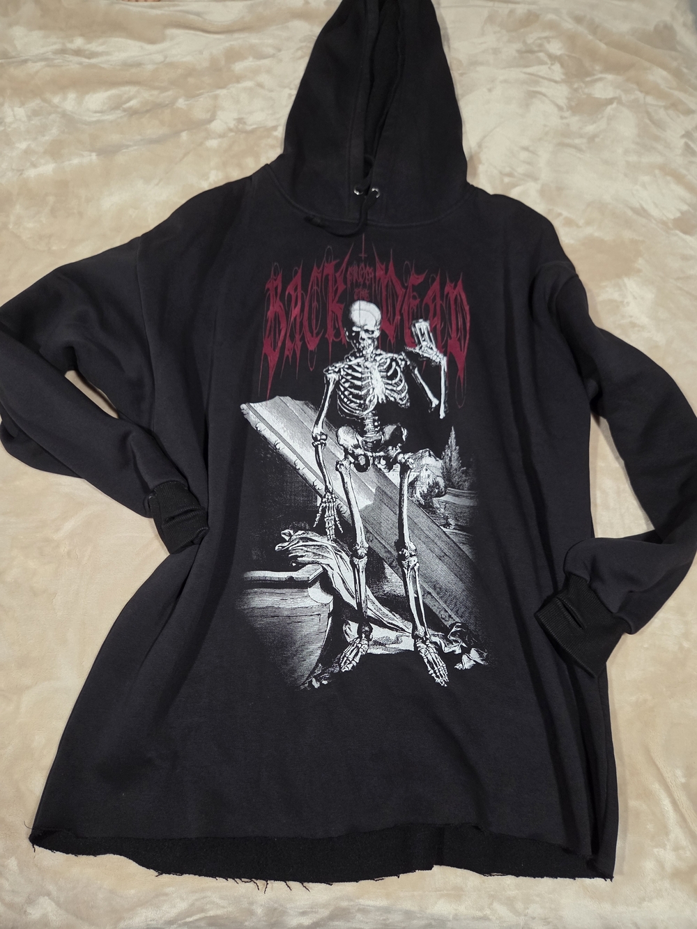 Eternal Torment Graphic Hoodie Overzided Widow